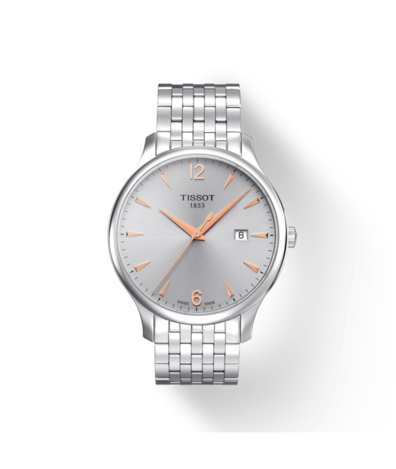 Tissot - Tradition Argento e rosè T063.610.11.037.01