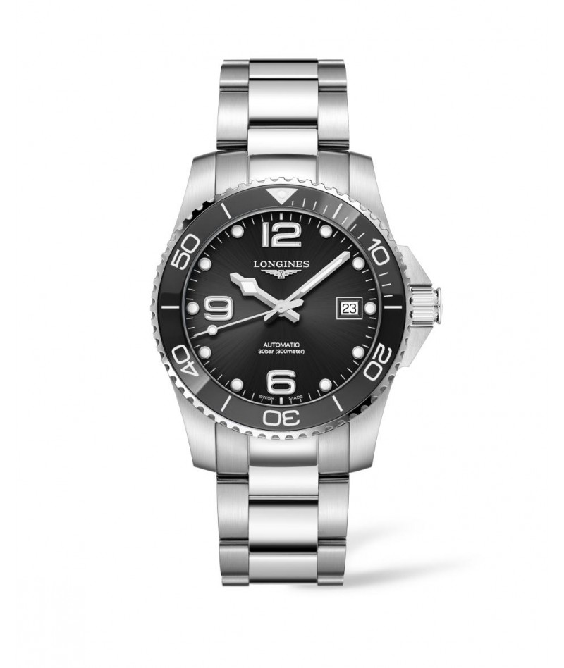 Longines - Hydroconquest Automatico Nero 39mm L3.780.4.56.6