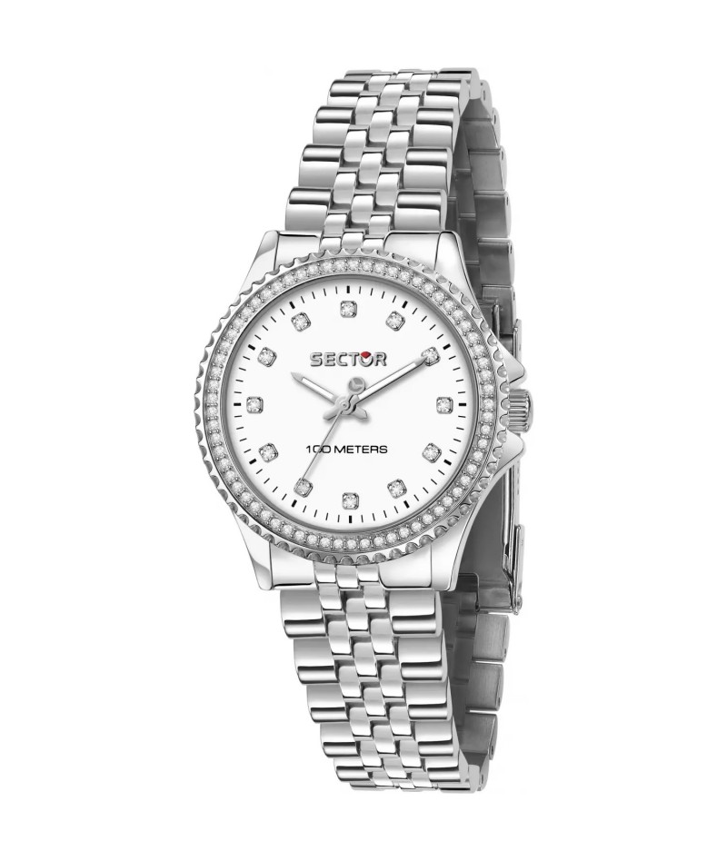 SECTOR - 230 Bianco con cristalli bianchi R3253161538