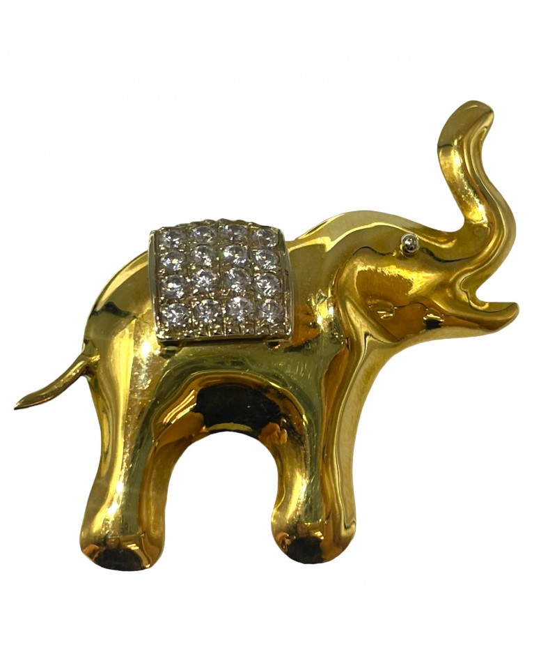 Callegarogioielli - Spilla da giacca elefante