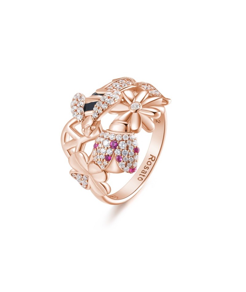 Rosato - Anello bouquet primavera RZGA34C 16