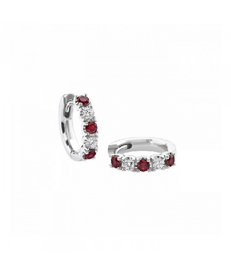 Giorgio Visconti - Orecchini diamanti e rubini BB32224R