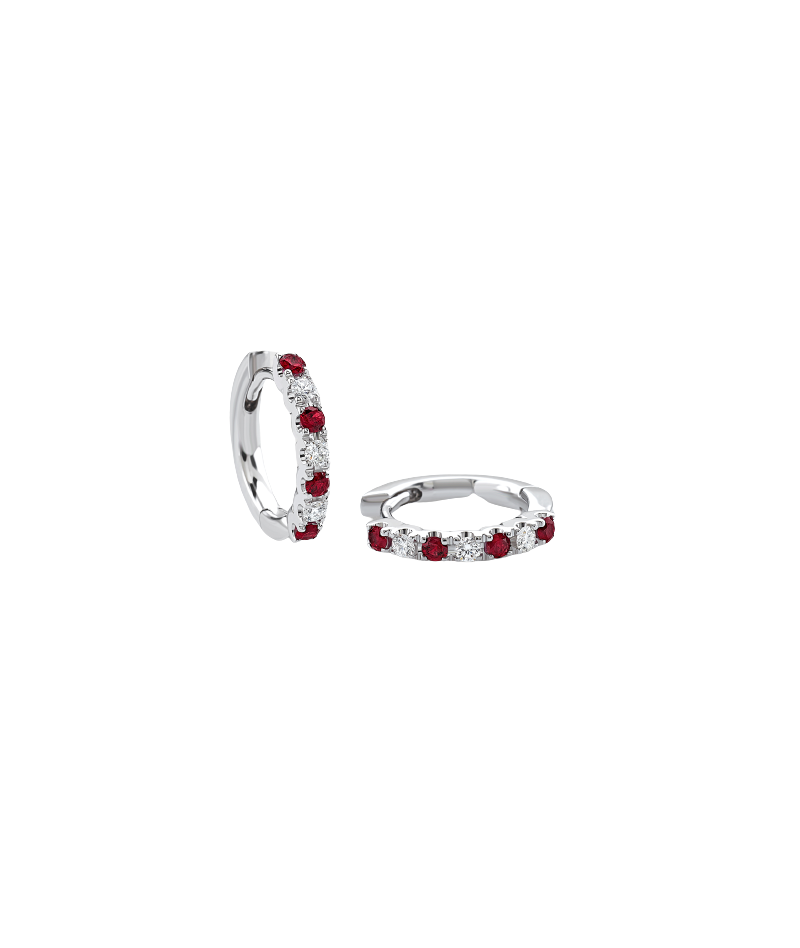 Giorgio Visconti - Orecchini diamanti e rubini BB32225R