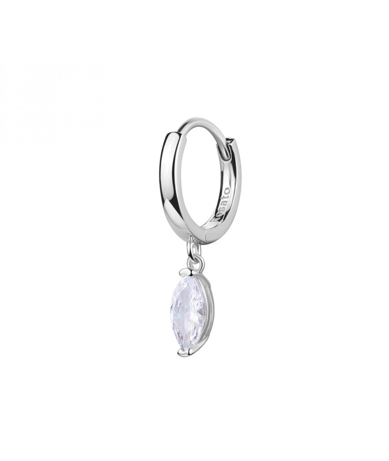 Rosato - Mono orecchino Zircone pendente RZAL074