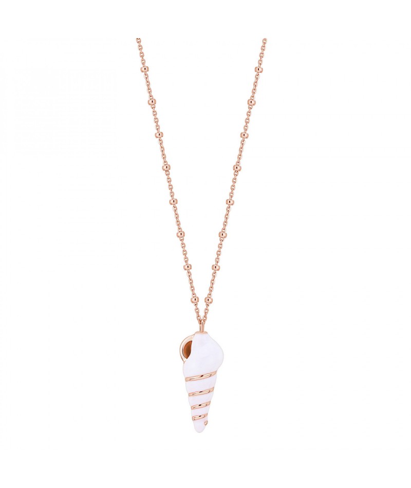 Rosato - Collana lunga Conchiglia pendente RZIB07