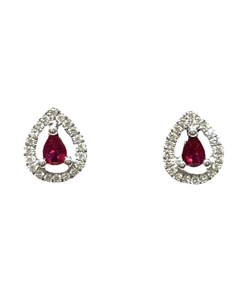 Giorgio Visconti - Orecchini diamanti e rubini BB39202R