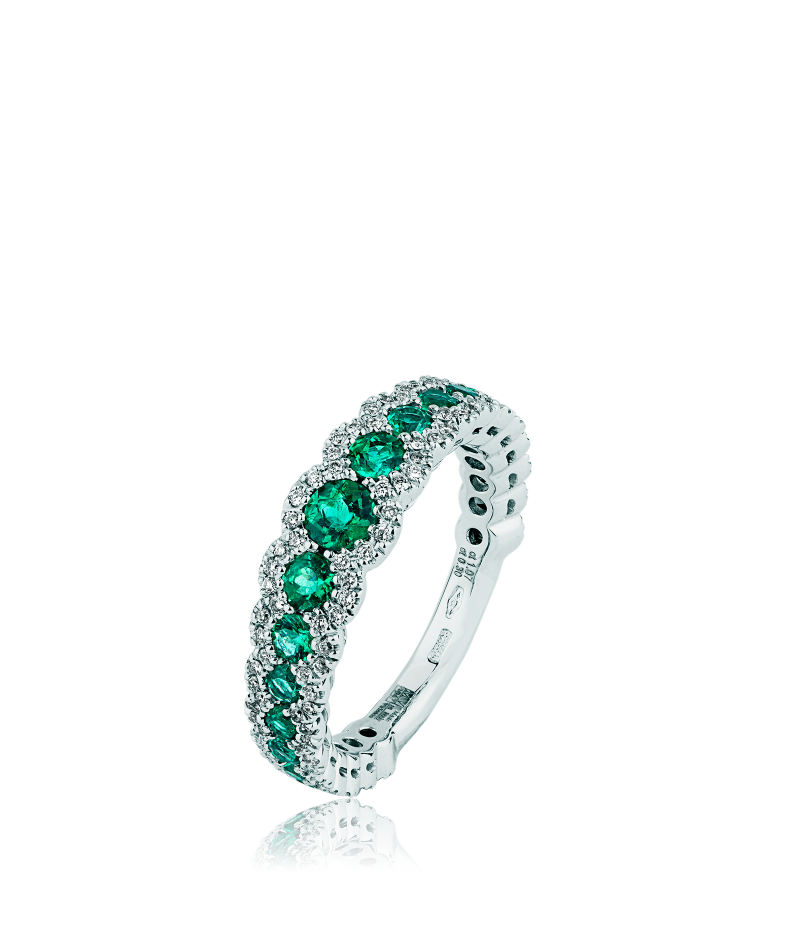 Mirco Visconti - Anello smeraldi EL1414/S