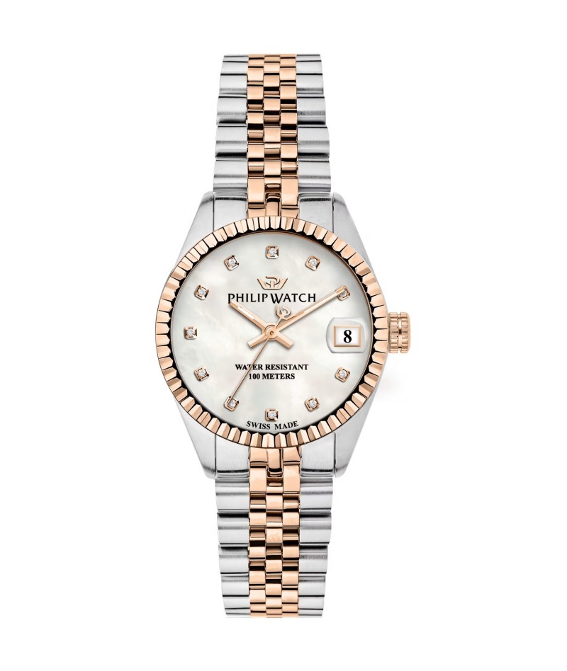 PHILIP WATCH - Caribe 39mm Bicolore Madreperla R8253597596