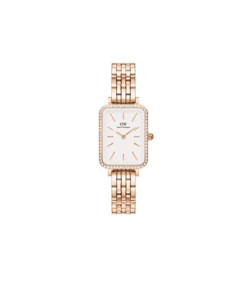Daniel Wellington - Quadro Lumine Bezel 5 Link Melrose
