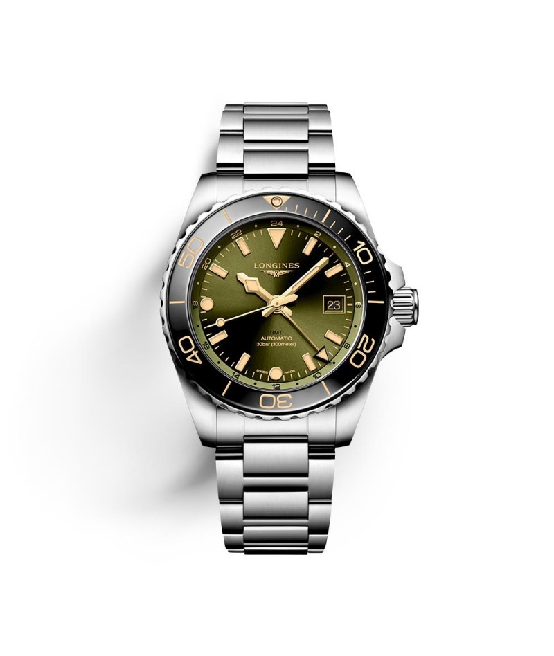 Longines - Hydroconquest Automatico Verde 41mm L3.790.4.06.6