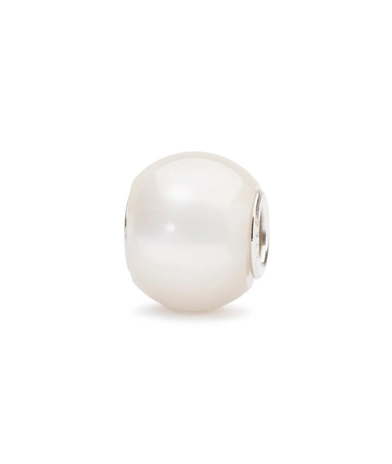 Trollbeads - Pietra di Luna bianca rotonda TSTBE-00017