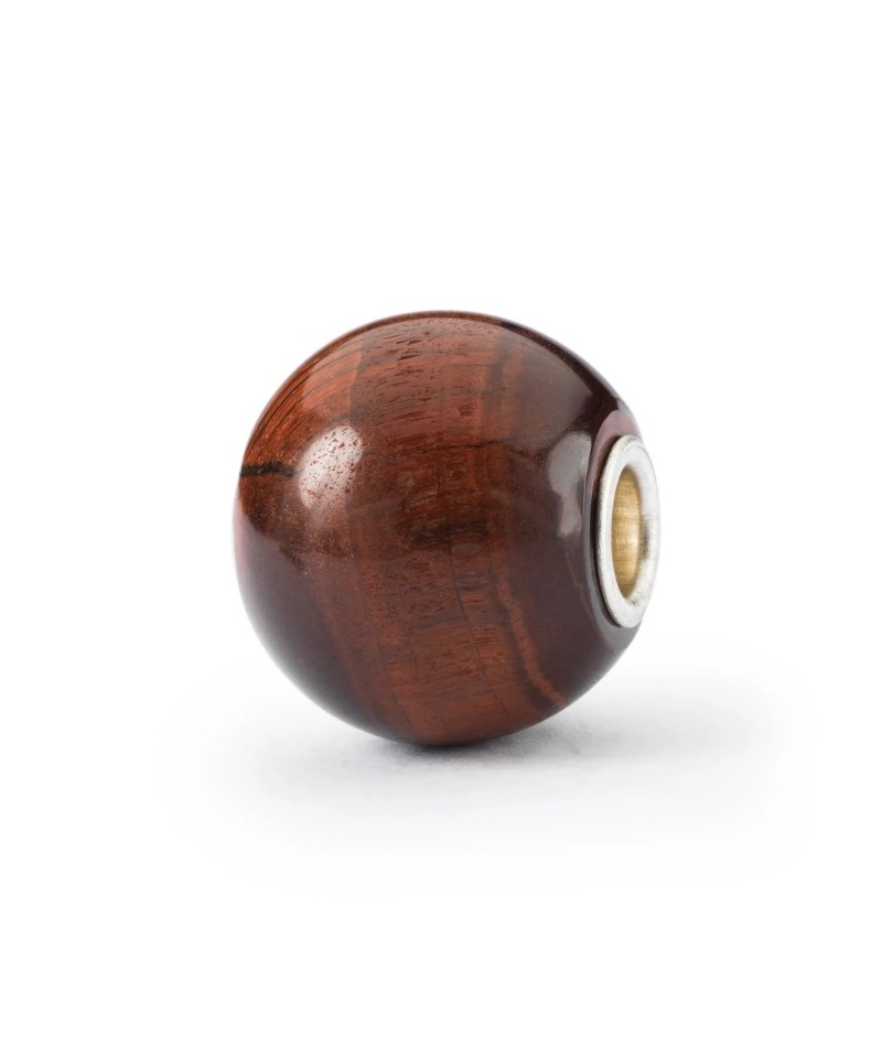 Trollbeads - Occhio di tigre rosso rotondo TSTBE-10018