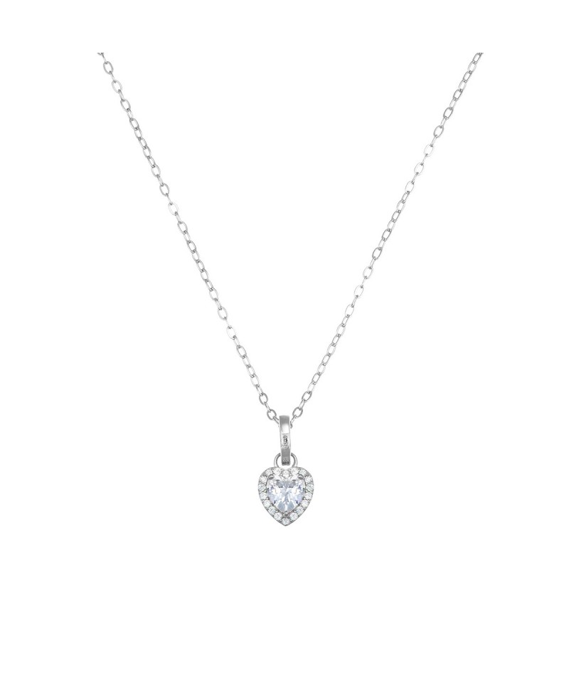 Amen - Collana Diamonds Cuore Bianco CLTICSBBZ