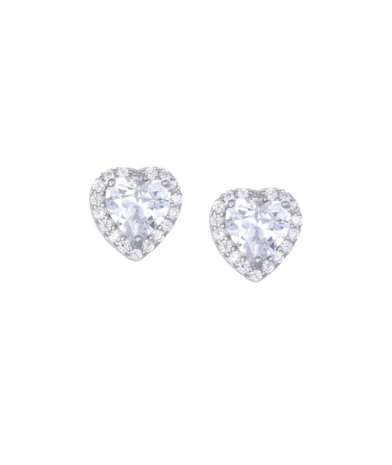 Amen - Orecchini Diamonds Cuore Bianco ETICSBBZ