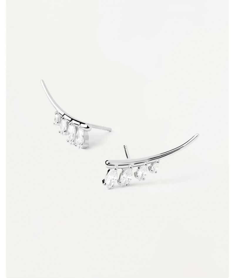 PDPaola - Orecchini Aqua Silver