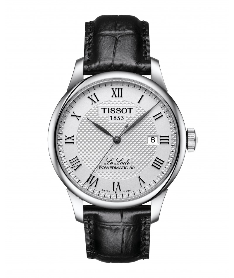 Tissot - Le Locle Powermatic 80 Argento in pelle...