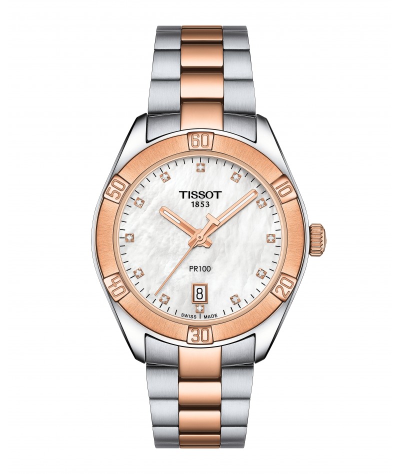 Tissot - PR 100 Sport Chic 36mm Bicolore T101.910.22.116.00