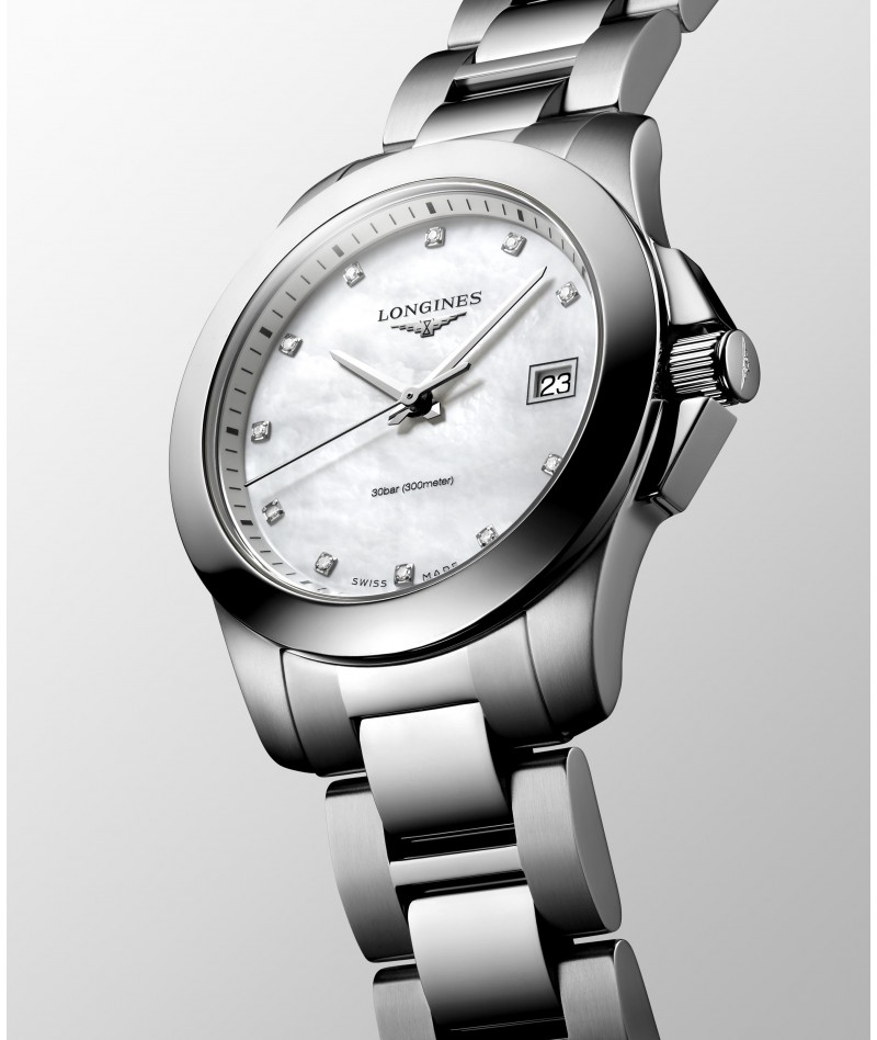 Longines - Conquest Madreperla L3.377.4.87.6