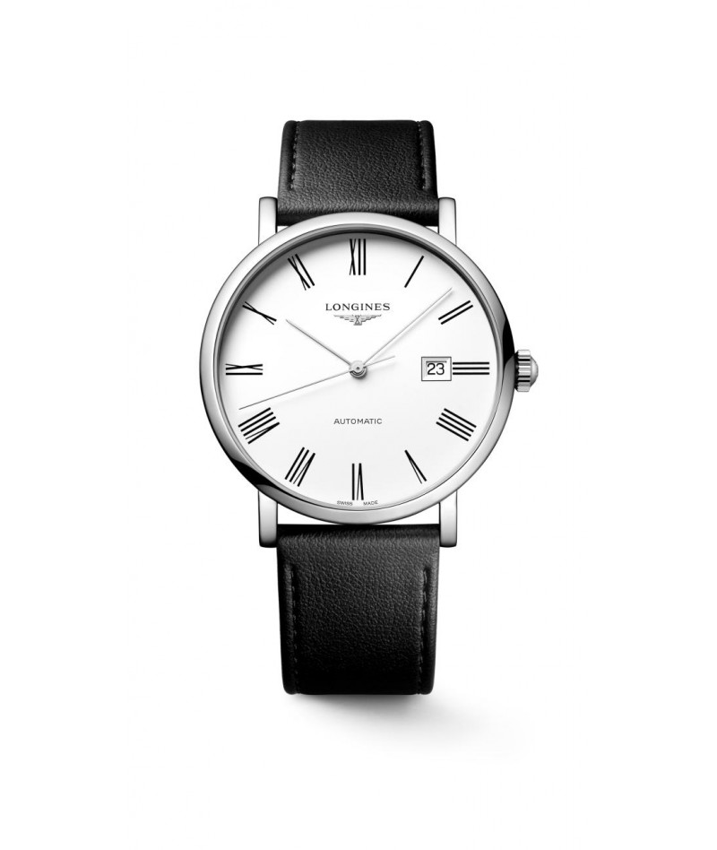 Longines - Elegant Collection Pelle Nera 41mm L4.911.4.11.2