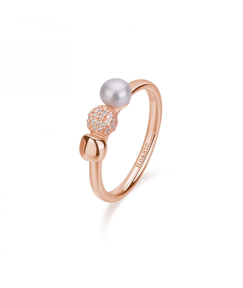 Rosato - Anello perla Azzurra RZAZ032A 12