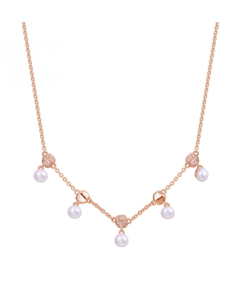 Rosato - Collana Perle Azzurra rosè RZAZ004