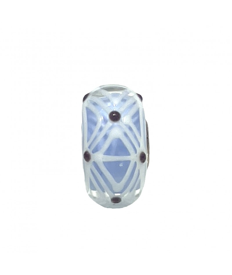 Trollbeads - Beads Unico Azzurro e bianco