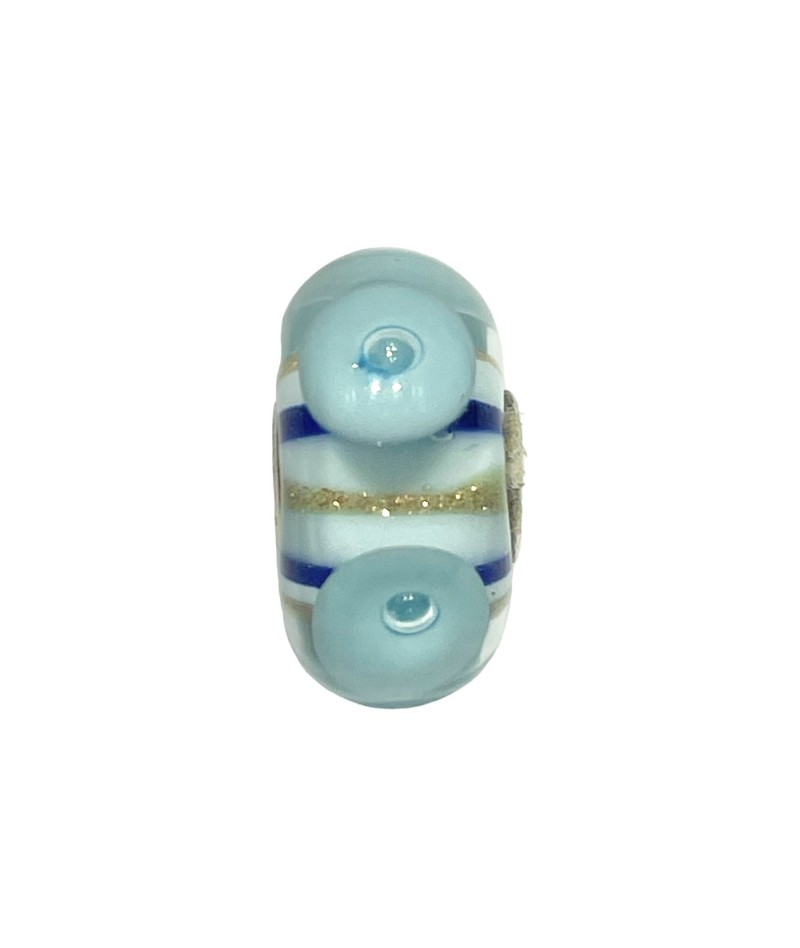 Trollbeads - Beads Unico Azzurro Blu e Oro