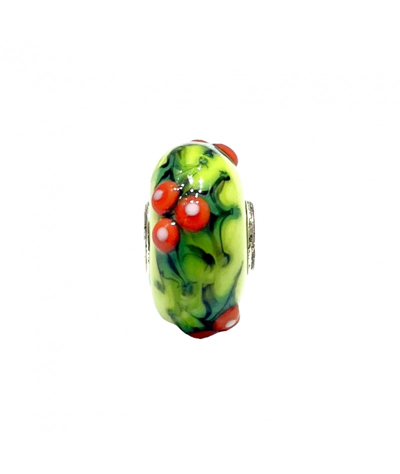 Trollbeads - Beads Unico Agrifoglio Natalizio