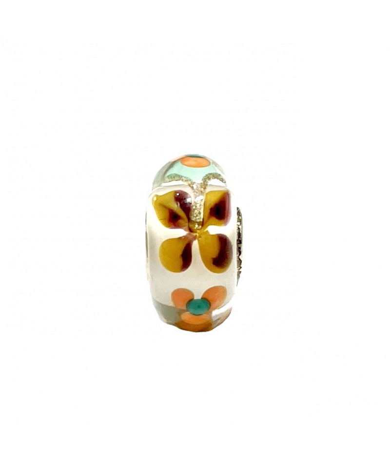 Trollbeads - Beads Unico Farfalle e Fiori