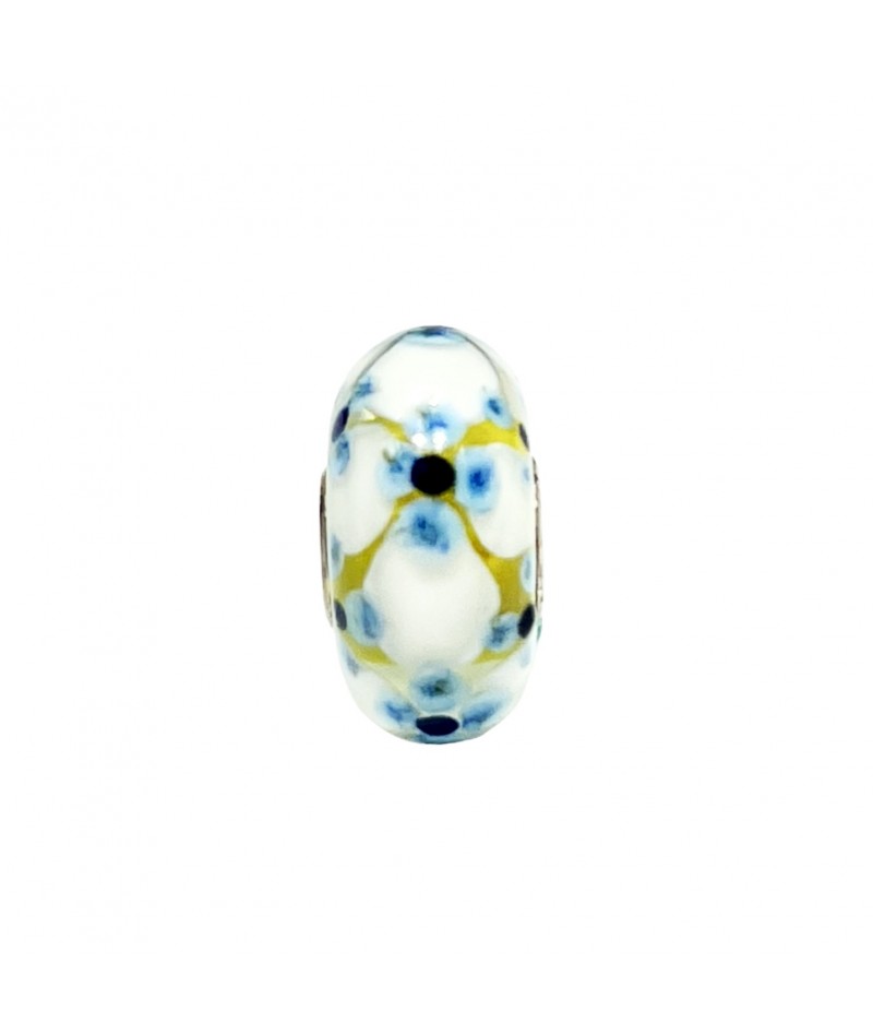 Trollbeads - Beads Unico Fiori Azzurri