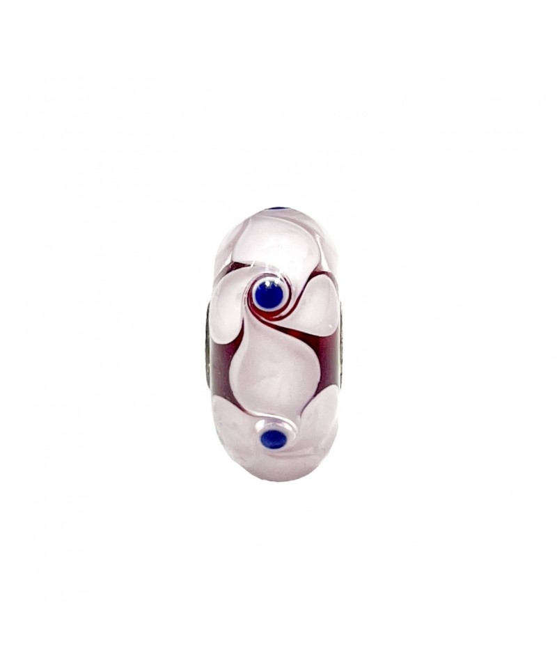 Trollbeads - Beads Unico Fiori Rosa e Blu