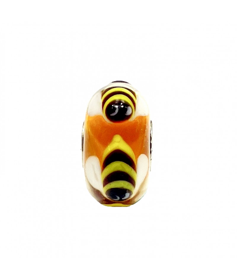 Trollbeads - Beads Unico Arancione con Api
