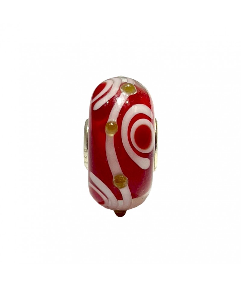 Trollbeads - Beads Unico Rosso e Bianco
