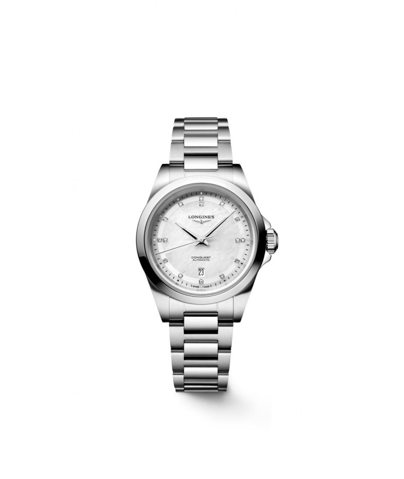 Longines - Conquest Automatico Madreperla 30mm L3.320.4.87.6