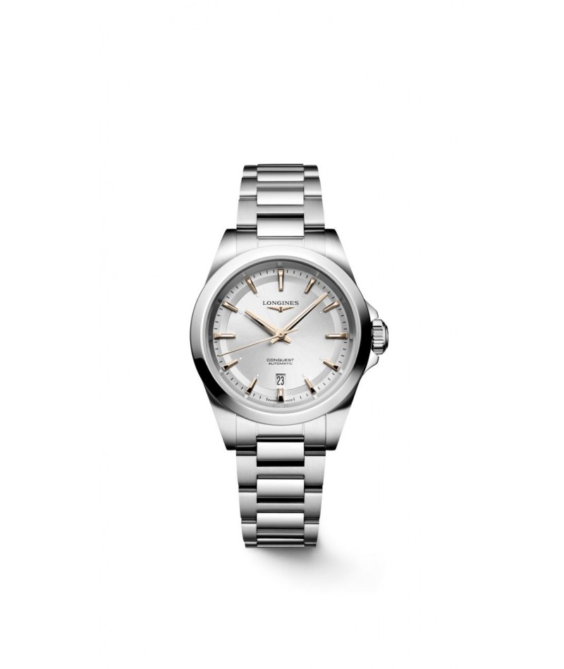 Longines - Conquest Automatico Argento 30mm L3.320.4.72.6