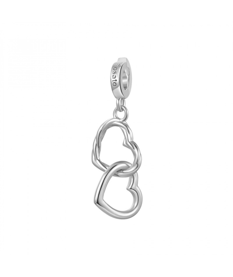Rosato - Charm Cuori intrecciati RZ221R
