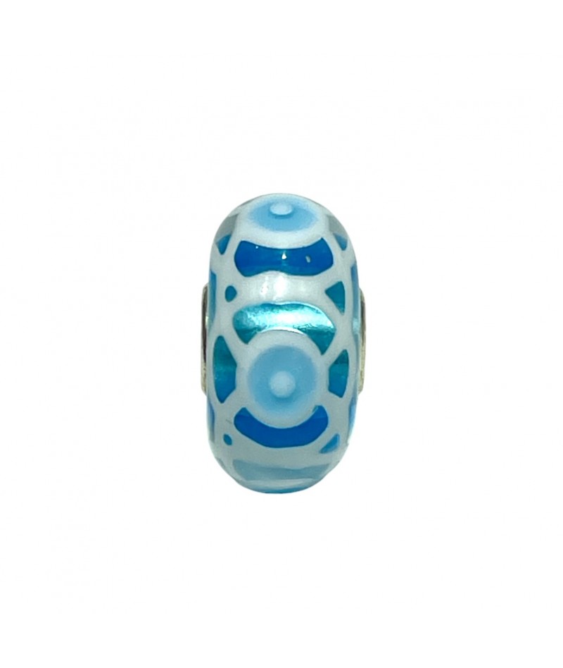 Trollbeads - Beads Unico Azzurro e Bianco