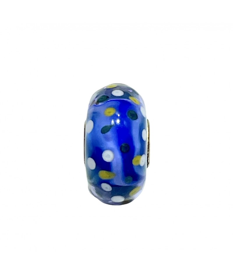 Trollbeads - Beads Unico Blu con Pois