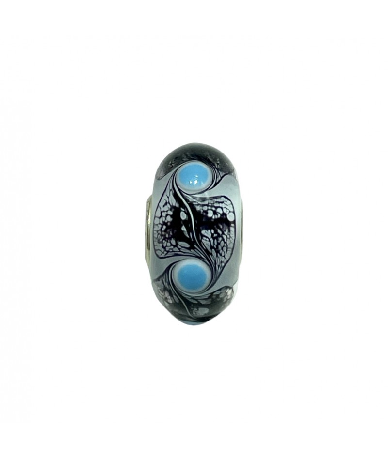 Trollbeads - Beads Unico Azzurro e Nero