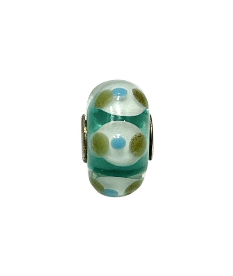 Trollbeads - Beads Unico Azzurro e Bianco