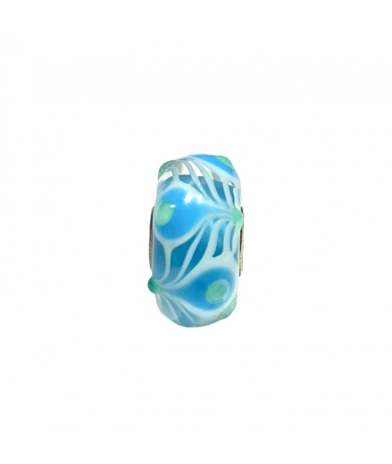 Trollbeads - Beads Unico Azzurro e Bianco