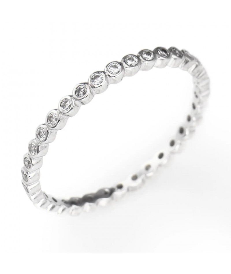 Amen - Anello girodito con Zirconi RZ2-14