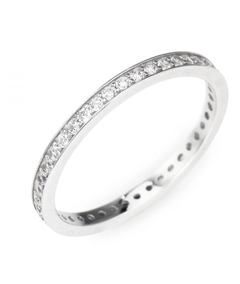 Amen - Anello girodito con Zirconi RZ3-14