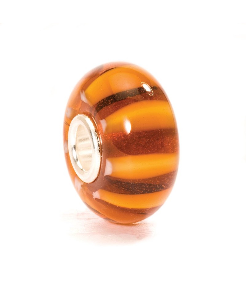 Trollbeads - Strisce marroni TGLBE-10051