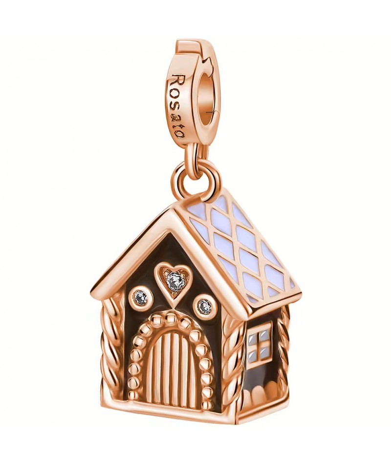 Rosato - Charm Casetta di Natale RZLE072