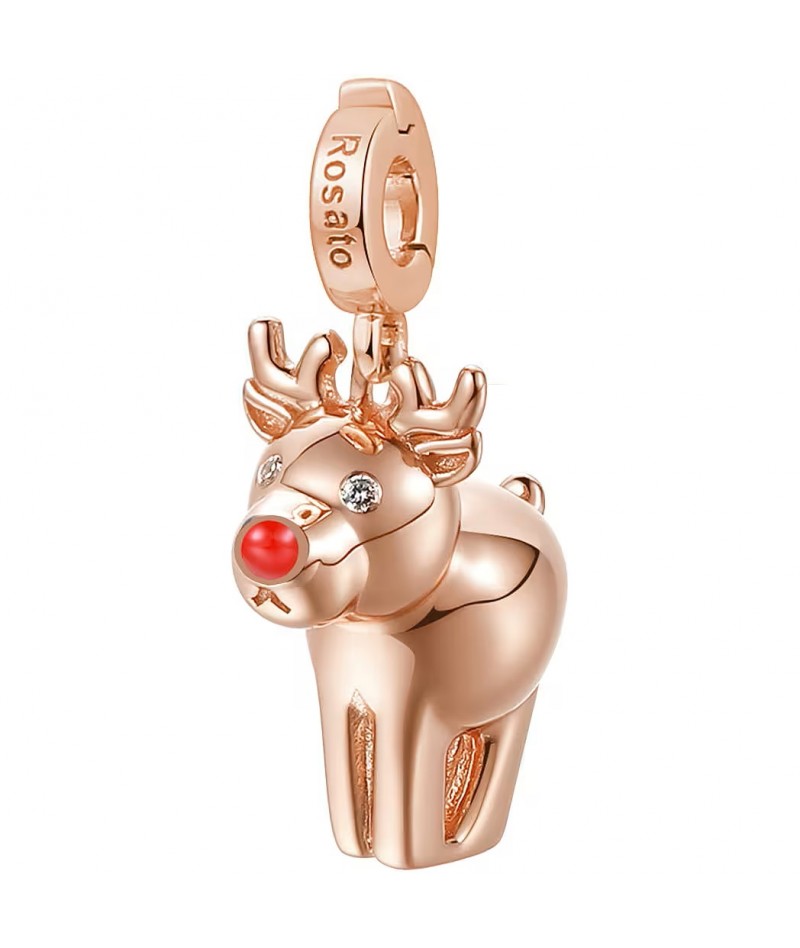 Rosato - Charm Renna di Natale RZLE058