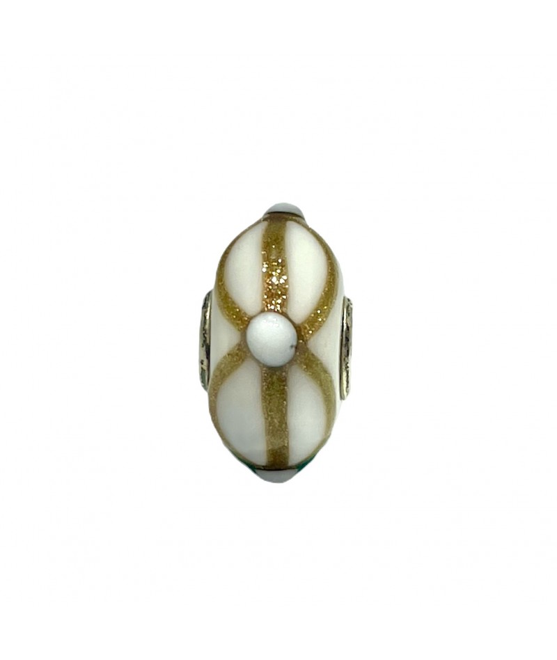 Trollbeads - Beads Unico Bianco e Oro