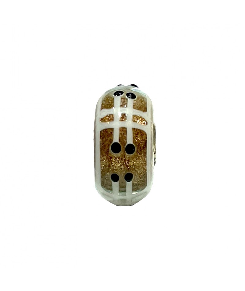 Trollbeads - Beads Unico Oro, Bianco e Nero