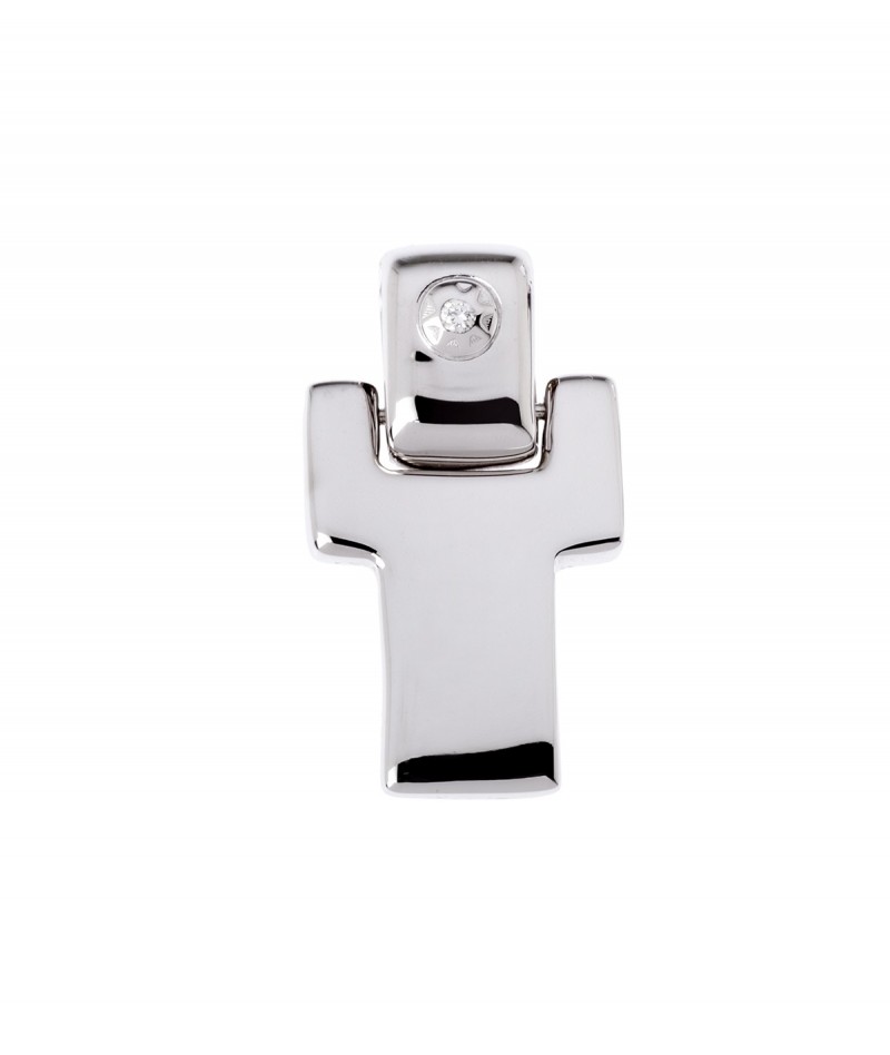Chimento - Croce pendente oro bianco 1C01733ZB5000