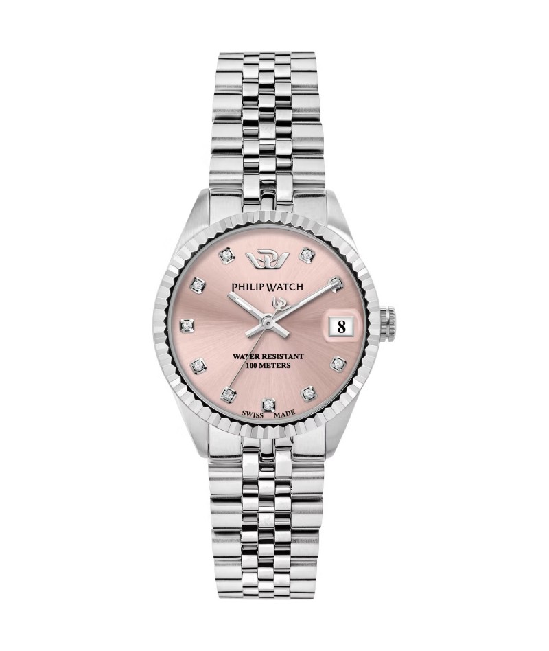 PHILIP WATCH - Caribe Urban rosa con diamanti R8253597639